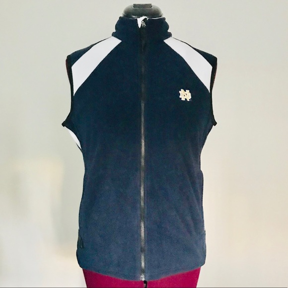 🎉HP 12/16🎉SIZE S Notre Dame Cutter & Buck Winter Vest - Picture 5 of 6